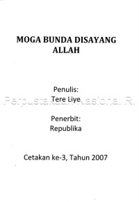 Image of Moga Bunda disayang Allah