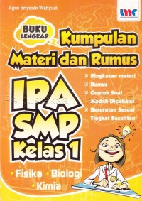 Image of Kumpulan materi dan rumus IPA SMP kelas 1 : fisika, biologi, kimia
