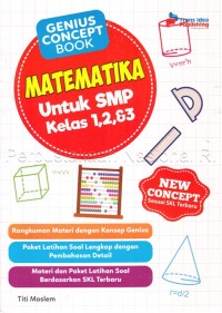 Image of Genius concept book : matematika untuk SMP kelas 1, 2, & 3