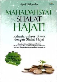 Image of Mahadahsyat shalat hajat!